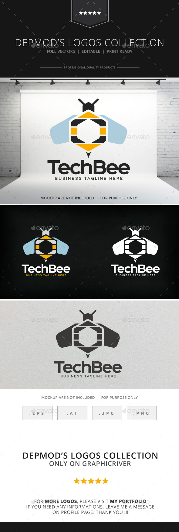 Tech Bee Logo (Animals)