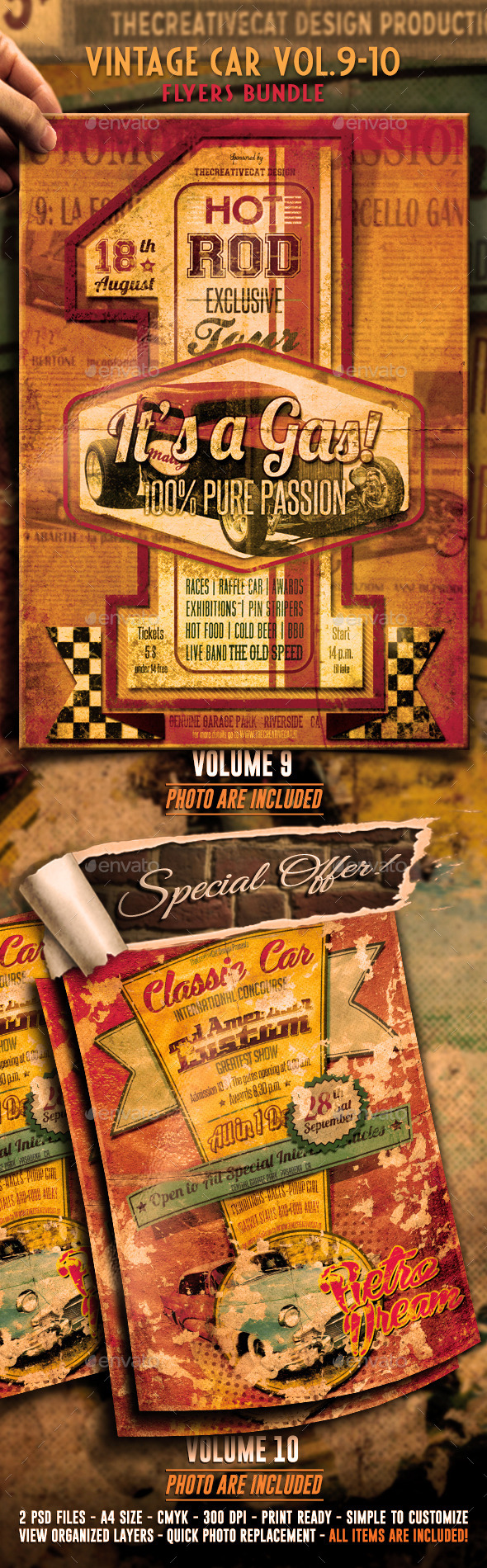 GraphicRiver Vintage Car Flyer Poster Bundle Vol 9-10 8937689 GraphicRiver Vintage Car Flyer Poster Bundle Vol 9-10 8937689