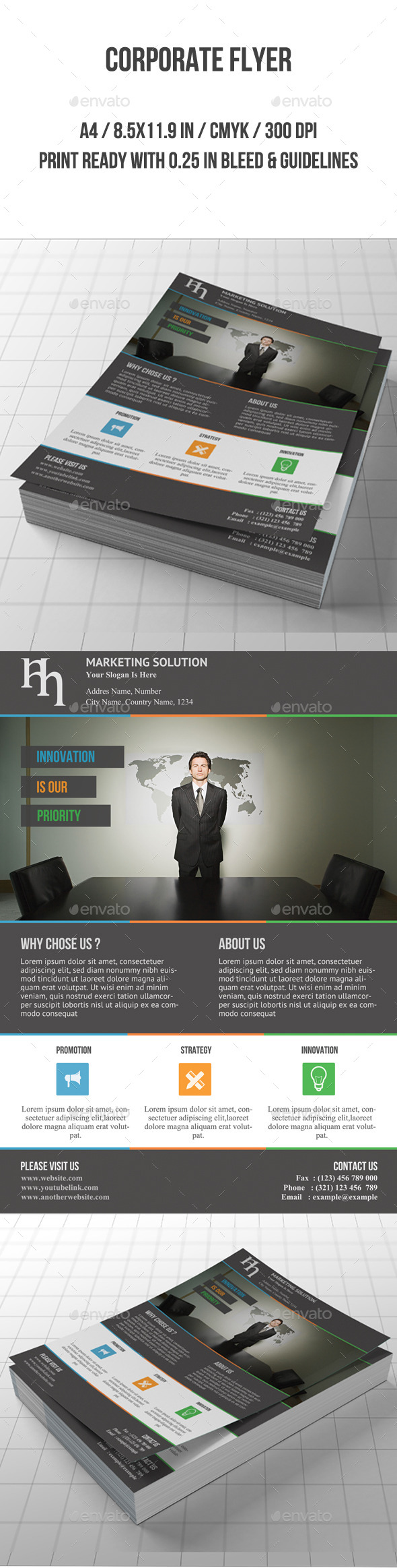 GraphicRiver Corporate Flyer 8860674 GraphicRiver Corporate Flyer 8860674