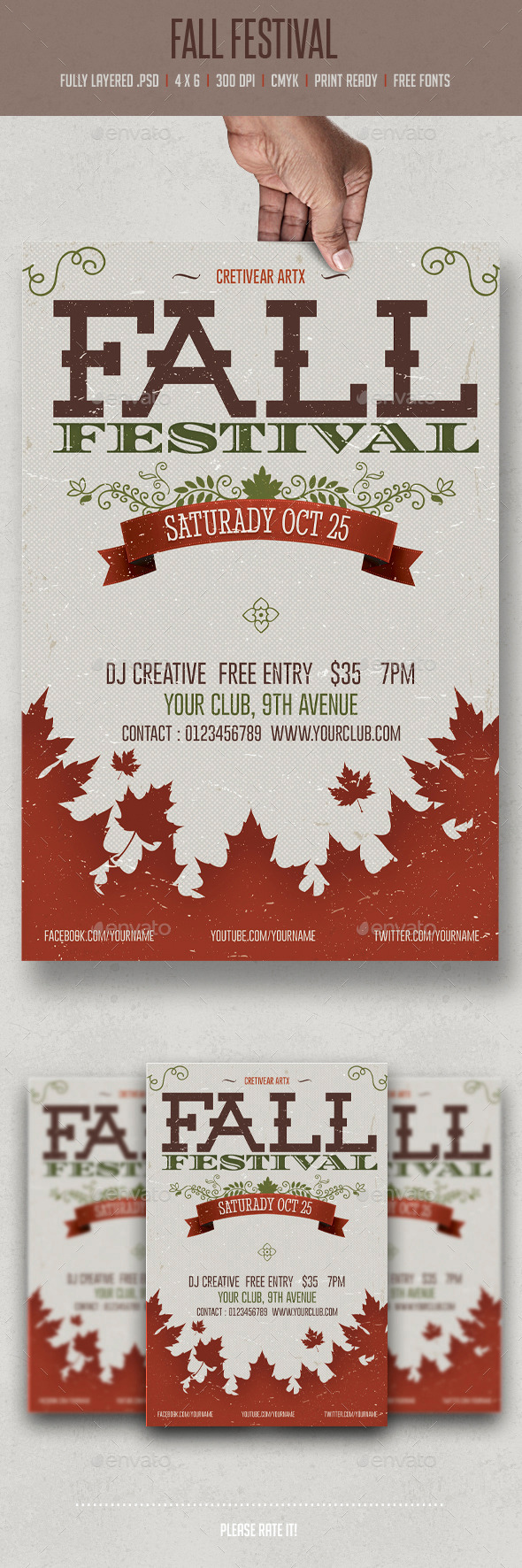 GraphicRiver Fall Festival 8939571 GraphicRiver Fall Festival 8939571
