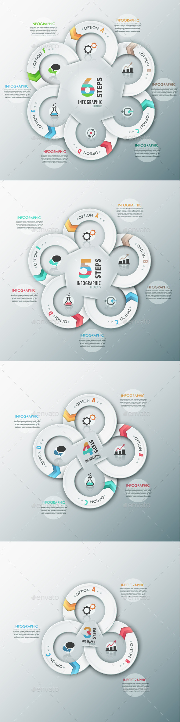 GraphicRiver Modern Infographic Options Template 4 Items 8939588 GraphicRiver Modern Infographic Options Template 4 Items 8939588