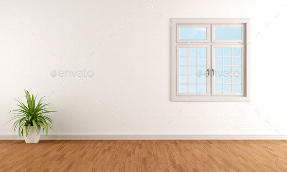 White room with windows (Misc) Photo Download