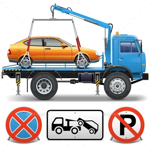 GraphicRiver Tow Truck 8942225 GraphicRiver Tow Truck 8942225