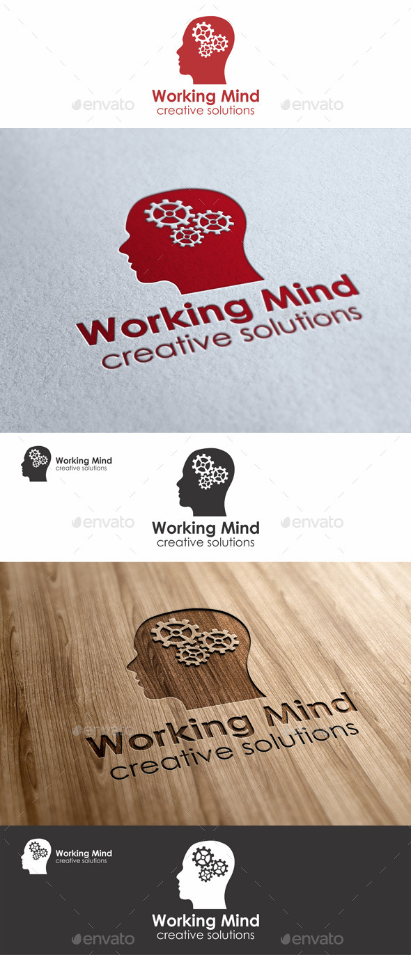 Working Mind Logo - Humans Logo Templates