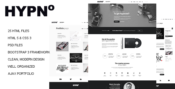 ThemeForest Hypno Modern Responsive HTML5 Template 8922321 ThemeForest Hypno Modern Responsive HTML5 Template 8922321