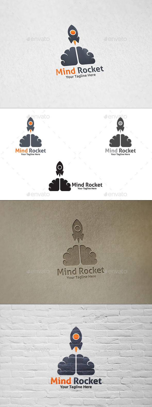 GraphicRiver Mind Rocket Logo Template 8945405 GraphicRiver Mind Rocket Logo Template 8945405