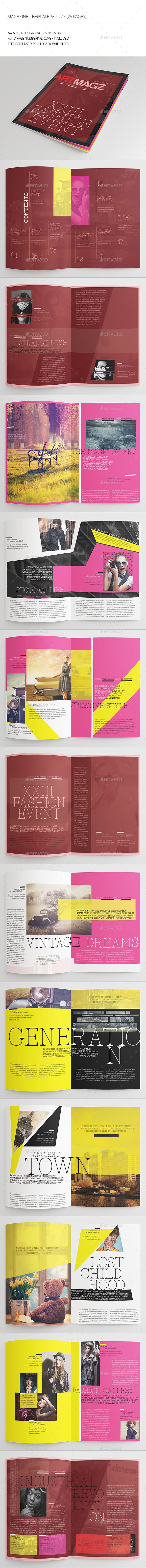 GraphicRiver 25 Pages Creative Magazine Vol77 8945446 GraphicRiver 25 Pages Creative Magazine Vol77 8945446