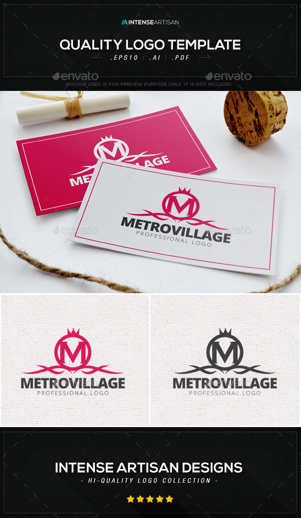 GraphicRiver Metro Village Logo Template 8946428 GraphicRiver Metro Village Logo Template 8946428