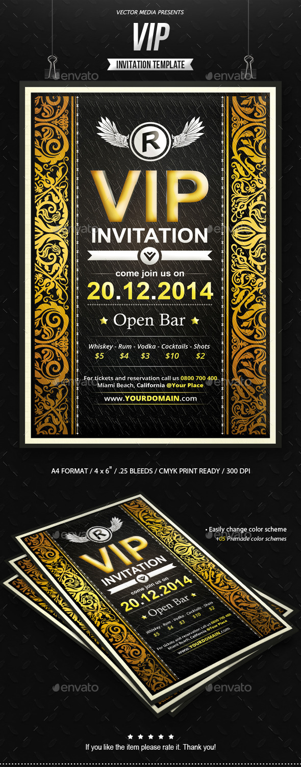 GraphicRiver VIP Invitation 8938161 GraphicRiver VIP Invitation 8938161