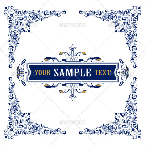 Vintage Frame Border Emblem Vintage Frame Border Emblem