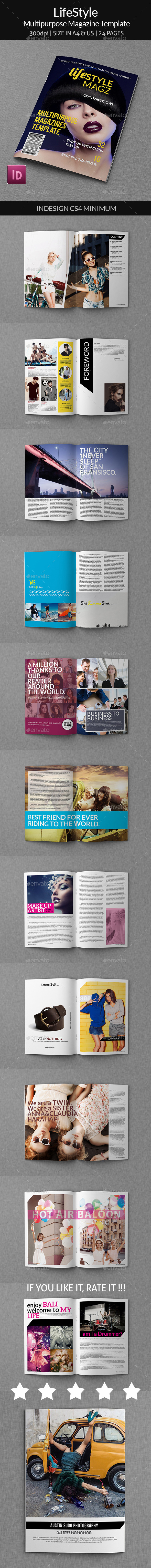 GraphicRiver Lifestyle Multipurpose Magazine Template 8946453 GraphicRiver Lifestyle Multipurpose Magazine Template 8946453