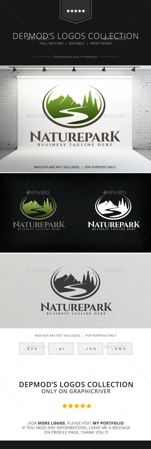GraphicRiver Nature Park Logo 8946775 GraphicRiver Nature Park Logo 8946775
