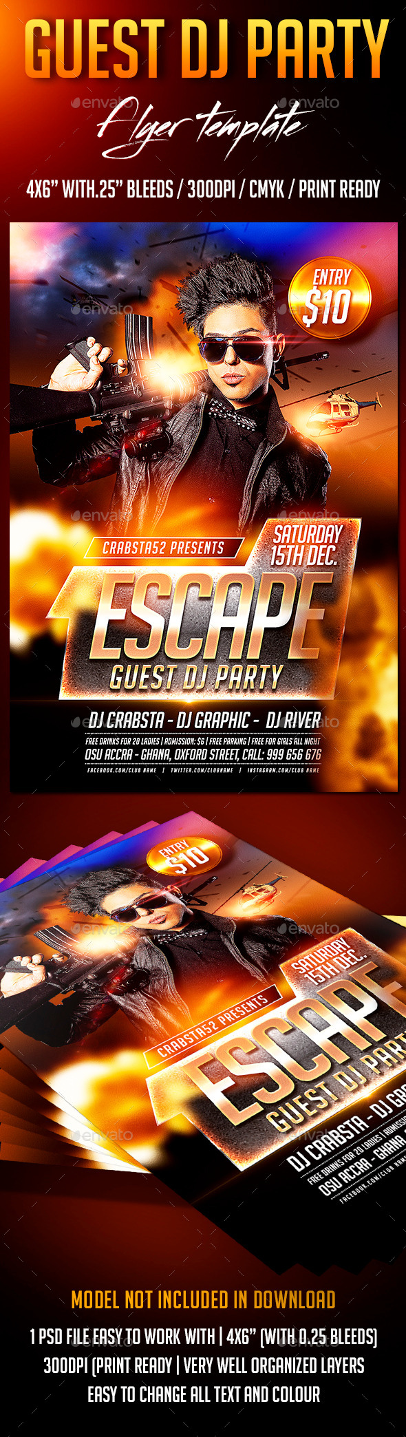 GraphicRiver Guest Dj Party Flyer Template 8946797 GraphicRiver Guest Dj Party Flyer Template 8946797