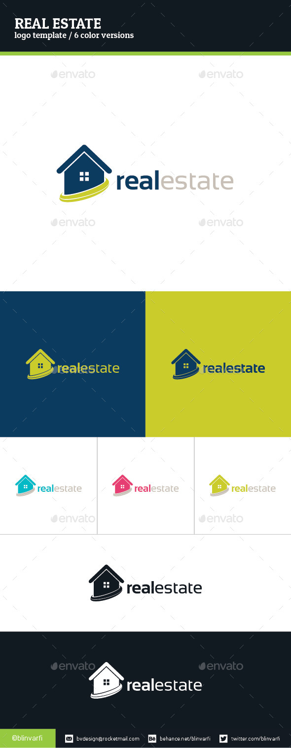 Real Estate Logo Template Real Estate Logo Template