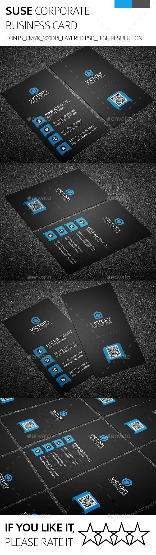 GraphicRiver Suse & Corporate Business Card 8948584 GraphicRiver Suse & Corporate Business Card 8948584