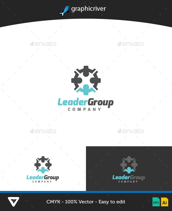 GraphicRiver LeaderGroup Logo 8948606 GraphicRiver LeaderGroup Logo 8948606