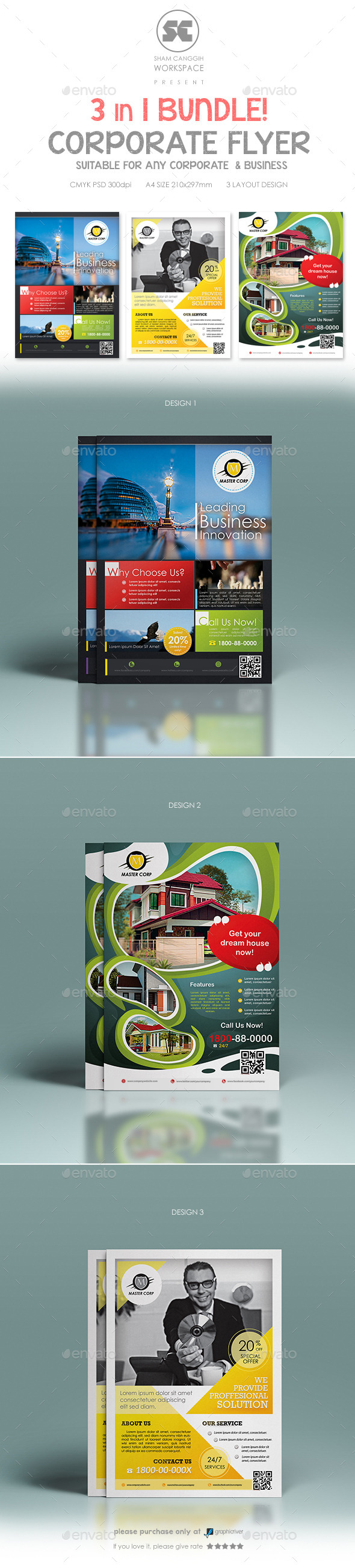 GraphicRiver Multi Purpose Corporate Flyer Bundle 8939097 GraphicRiver Multi Purpose Corporate Flyer Bundle 8939097