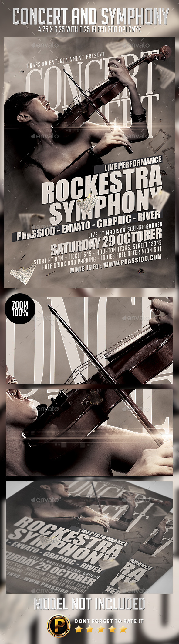 GraphicRiver Concert And Symphony Flyer Template 8949386 GraphicRiver Concert And Symphony Flyer Template 8949386