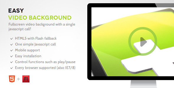 CodeCanyon Simple BG Easy Video Background 8949744 CodeCanyon Simple BG Easy Video Background 8949744