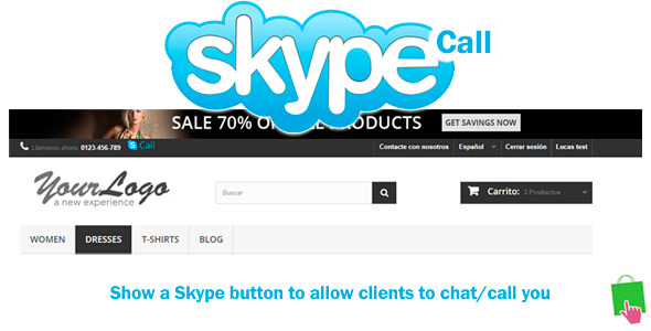 CodeCanyon Prestashop Skype Call Button 8949997 CodeCanyon Prestashop Skype Call Button 8949997