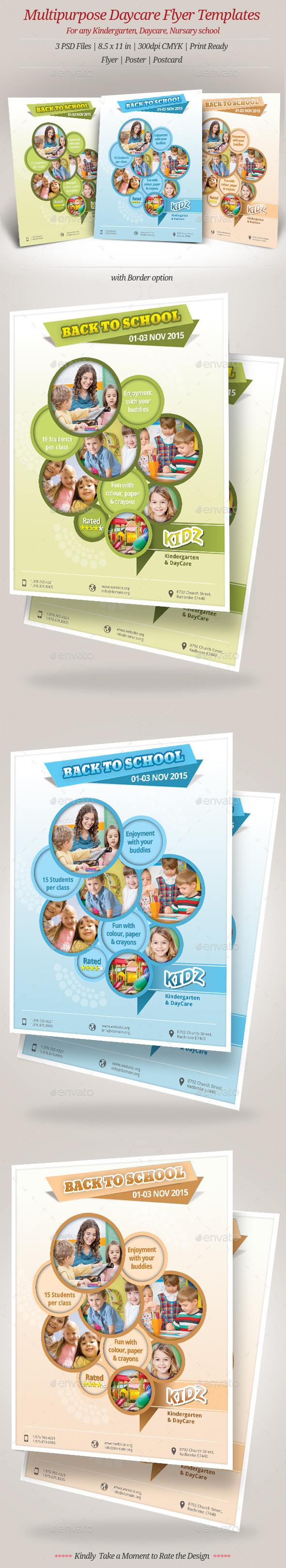GraphicRiver Multipurpose Daycare Flyer Templates 8904490 GraphicRiver Multipurpose Daycare Flyer Templates 8904490