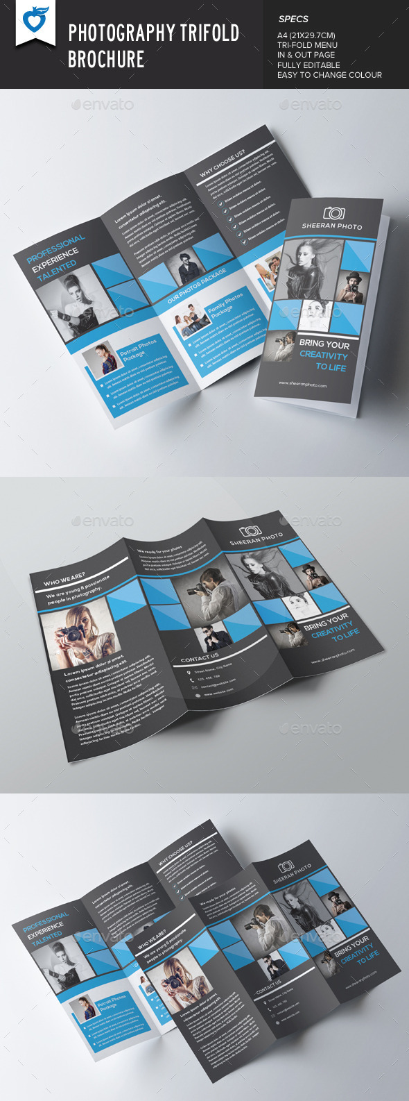 Photography Trifold Brochure (Corporate)