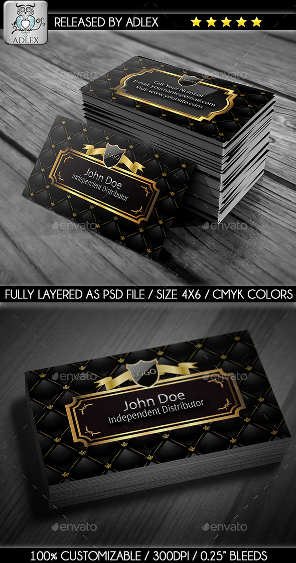 Gold Business Card (Corporate)