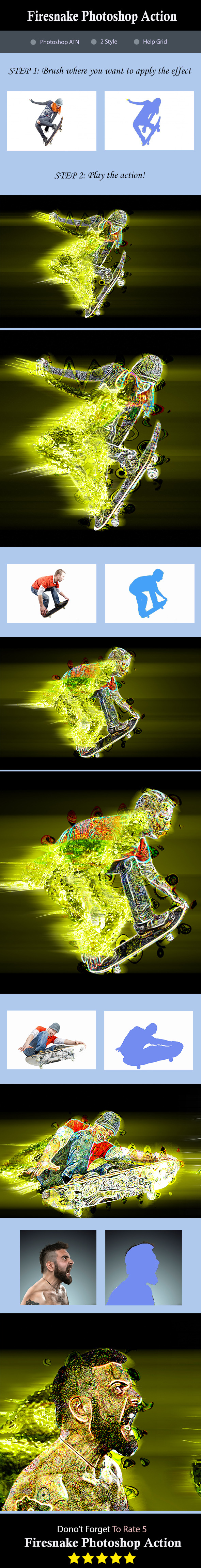GraphicRiver Firesnake Photoshop Action 8952861 GraphicRiver Firesnake Photoshop Action 8952861