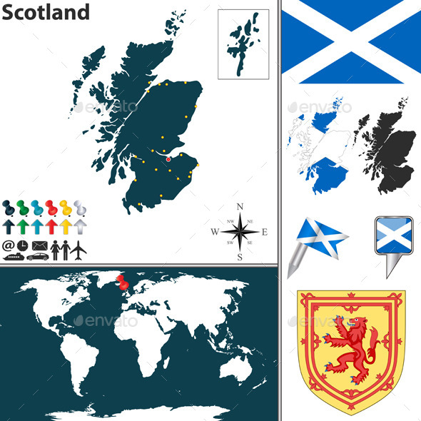 Map of Scotland (Travel)