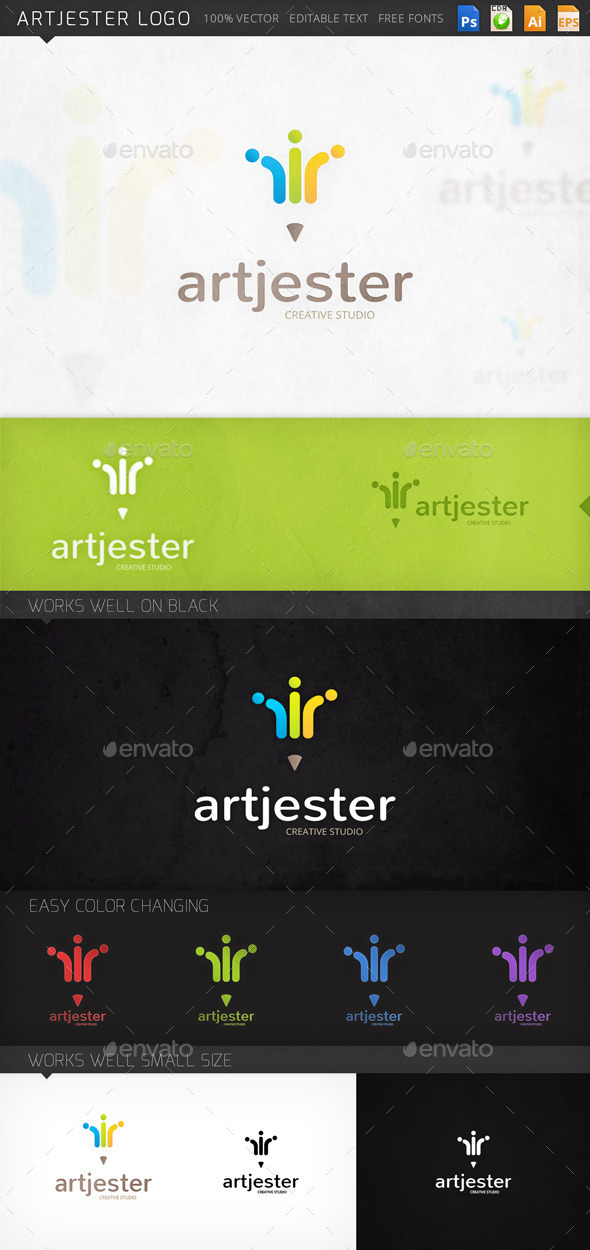 GraphicRiver Artjester Logo 8954262 GraphicRiver Artjester Logo 8954262