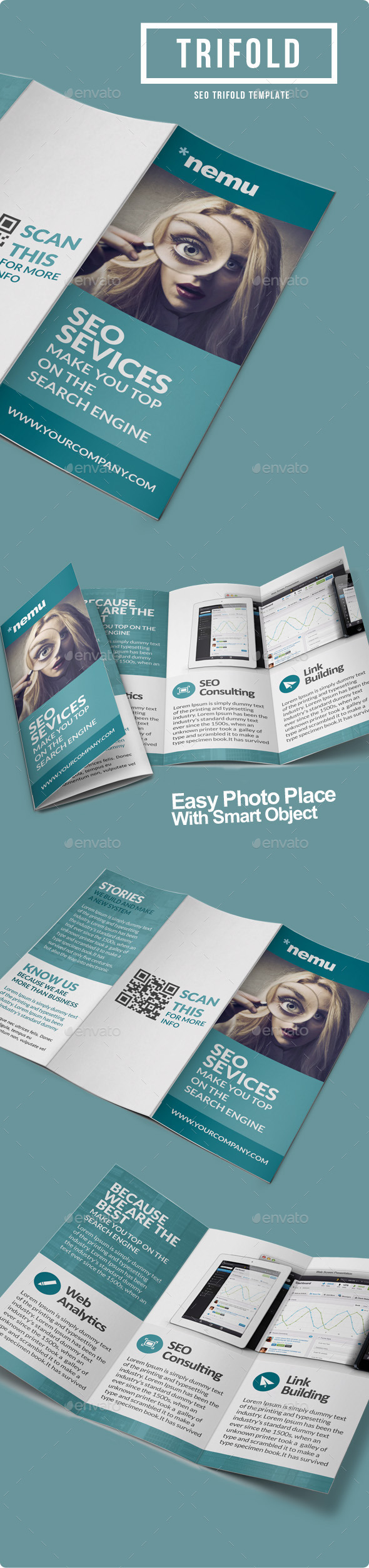 GraphicRiver SEO Marketing Trifold Brochure 8954397 GraphicRiver SEO Marketing Trifold Brochure 8954397