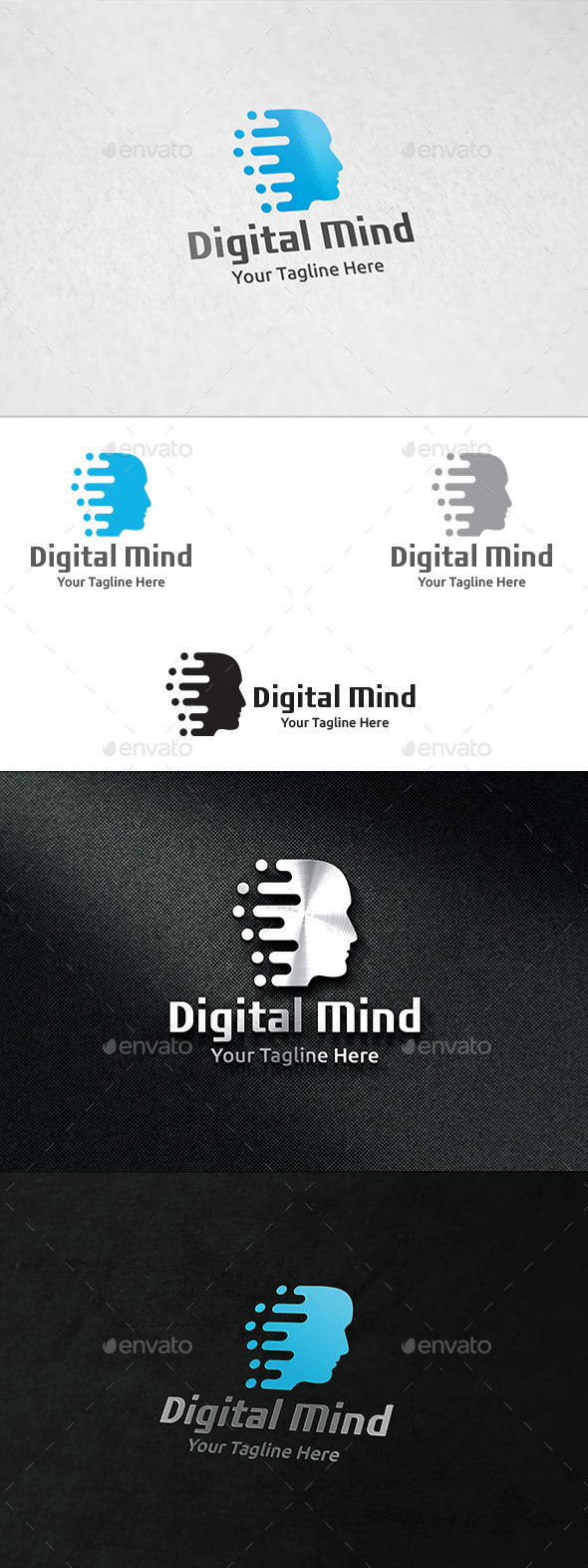 GraphicRiver Digital Mind Logo Template 8954983 GraphicRiver Digital Mind Logo Template 8954983