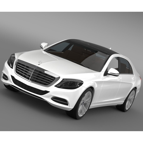 Mercedes Benz S 300 BlueTec Hybrid W222 2014 - 3DOcean Item for Sale