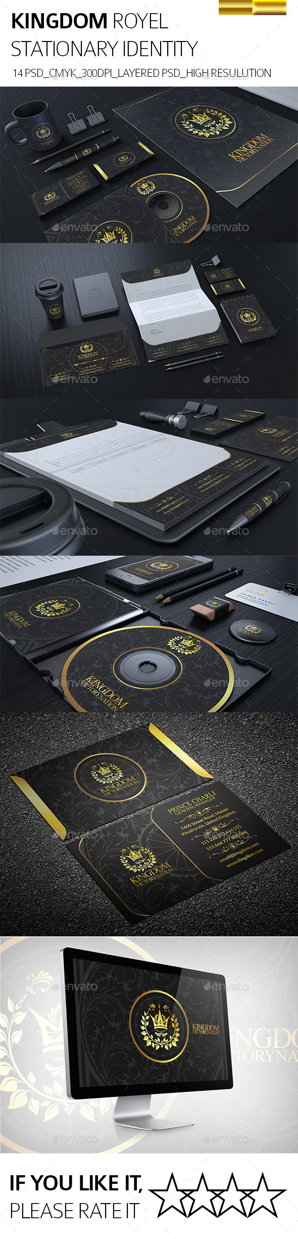 GraphicRiver Kingdom Statonary Identity 8955964 GraphicRiver Kingdom Statonary Identity 8955964