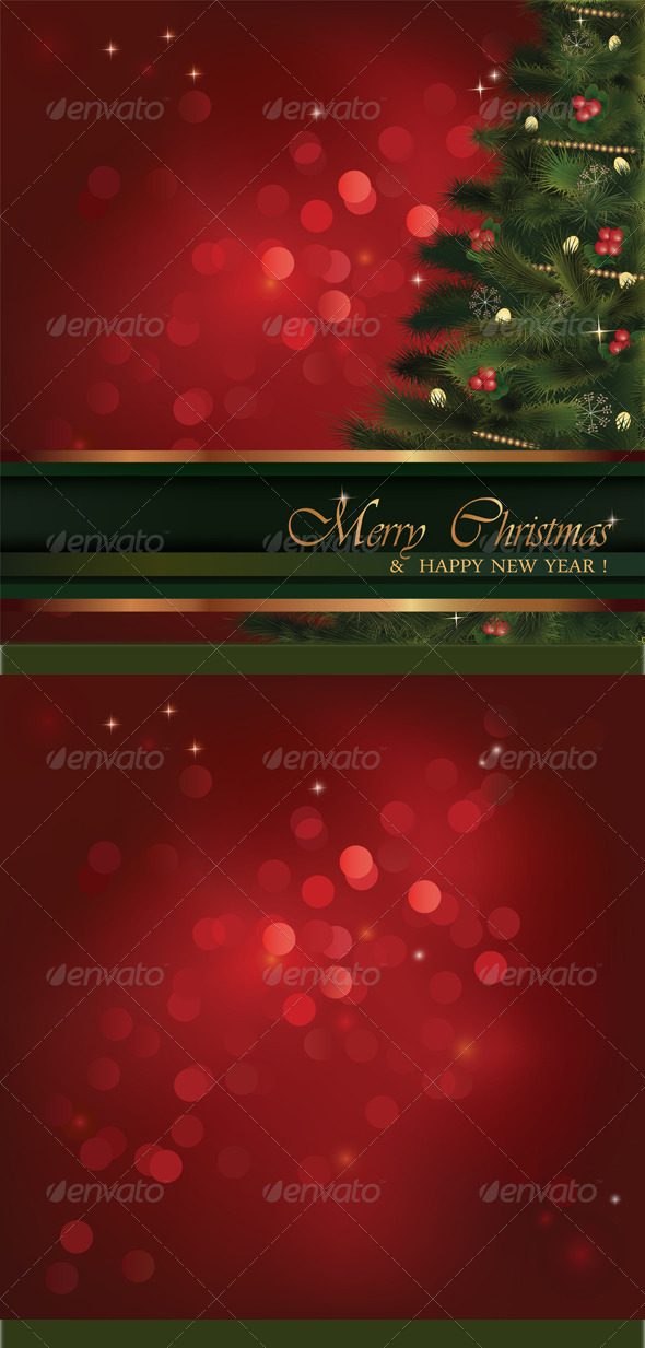 Vector Christmas card Vector Christmas card