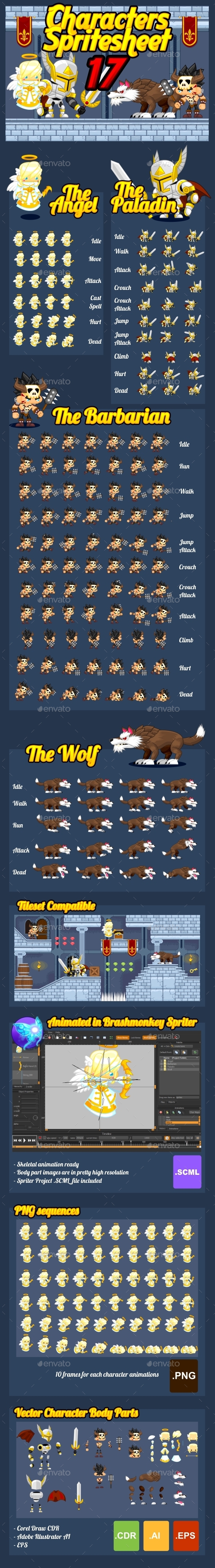 GraphicRiver Characters Spritesheet 17 8957271 GraphicRiver Characters Spritesheet 17 8957271