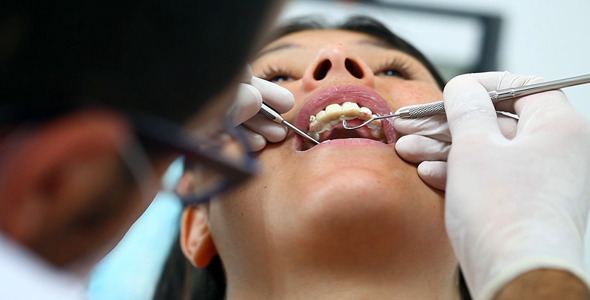 Young Girl in Dentist 2 Young Girl in Dentist 2