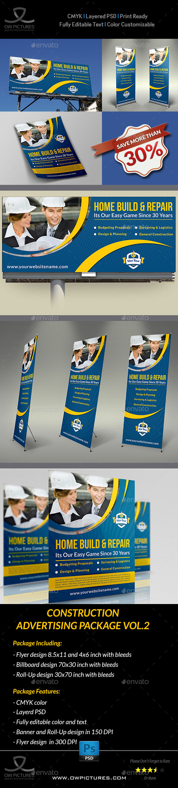 GraphicRiver Construction Advertising Bundle Vol.2 8958780 GraphicRiver Construction Advertising Bundle Vol.2 8958780
