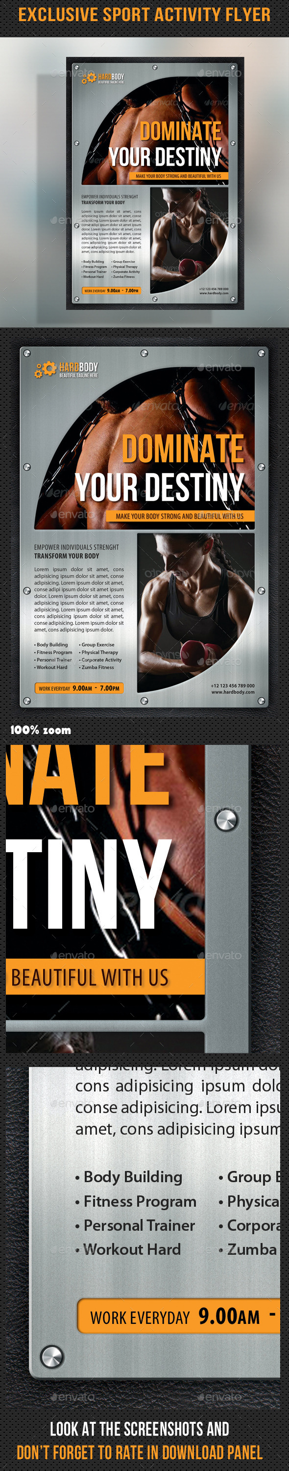 GraphicRiver Sport Multipurpose Flyer 27 8960528 GraphicRiver Sport Multipurpose Flyer 27 8960528
