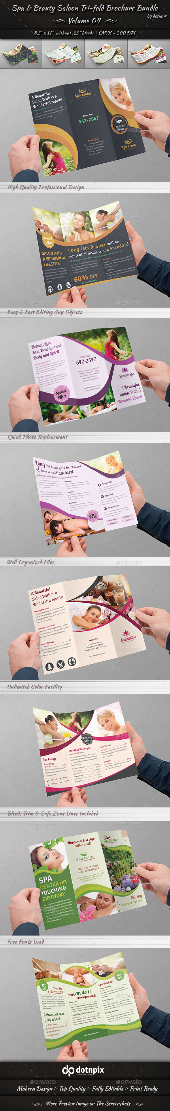 GraphicRiver Spa & Beauty Saloon Tri-Fold Brochure Bundle v4 8960656 GraphicRiver Spa & Beauty Saloon Tri-Fold Brochure Bundle v4 8960656