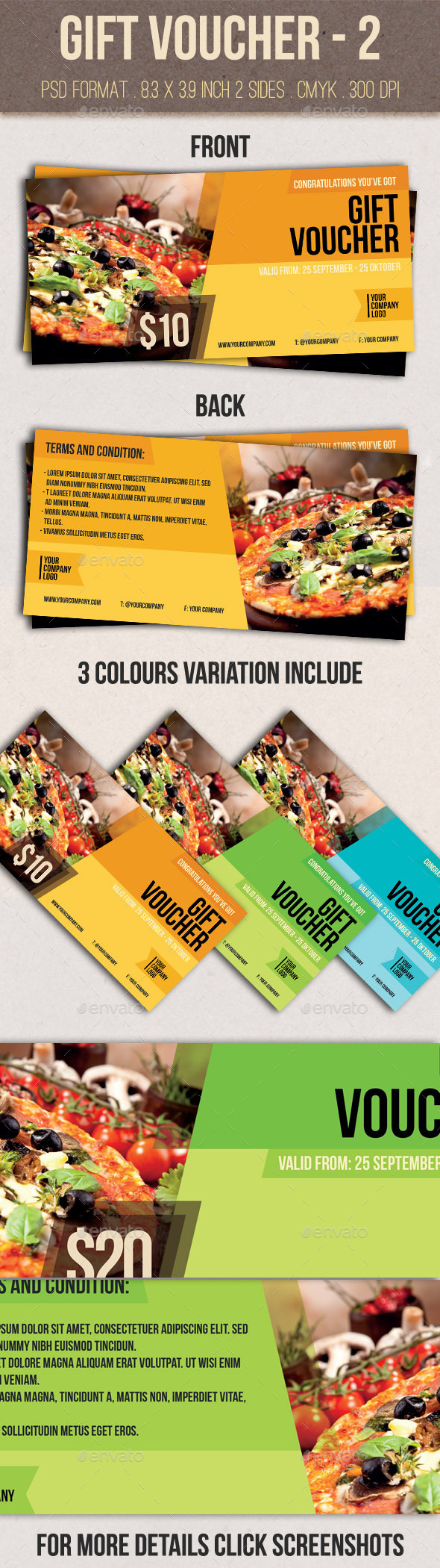 GraphicRiver Gift Voucher 2 8961013 GraphicRiver Gift Voucher 2 8961013