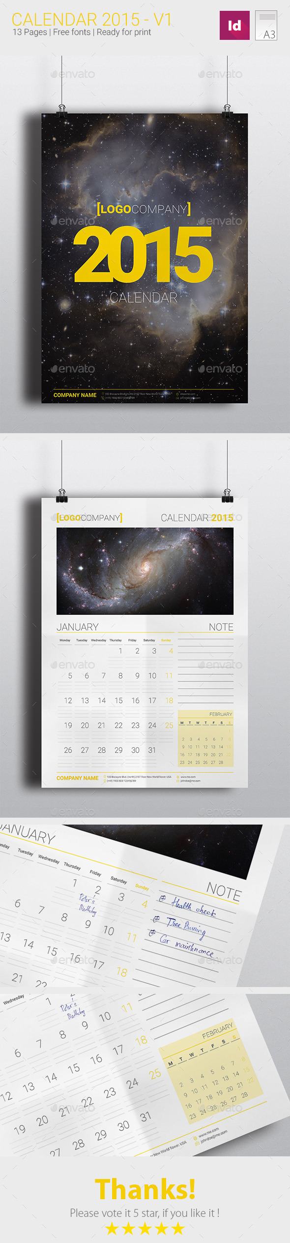 Calendar 2015-V1 (Calendars)