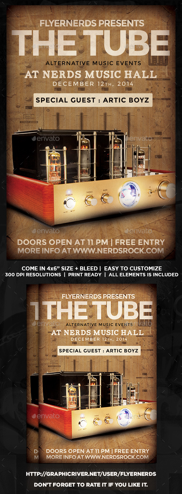 GraphicRiver The Tube Music Flyer 8968073 GraphicRiver The Tube Music Flyer 8968073