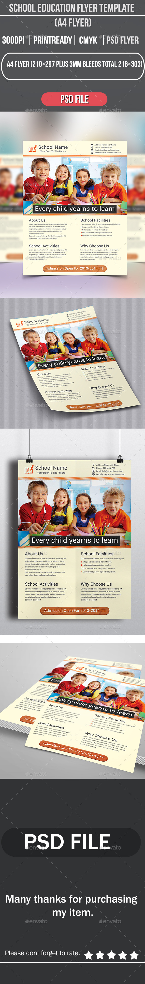 GraphicRiver School Education Flyer Template 8968585 GraphicRiver School Education Flyer Template 8968585
