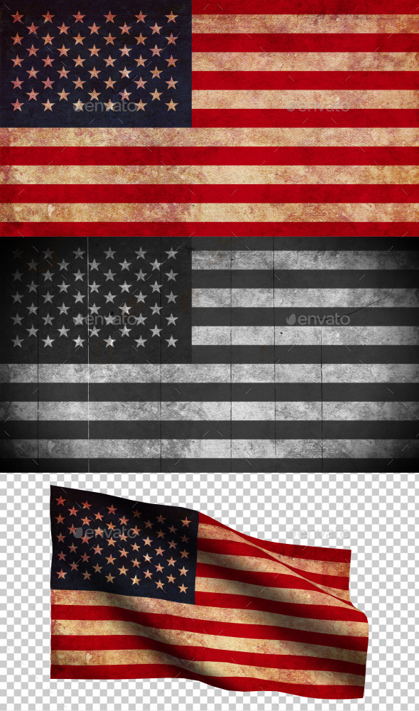 GraphicRiver American Flag Grunge and Retro 8969253 GraphicRiver American Flag Grunge and Retro 8969253