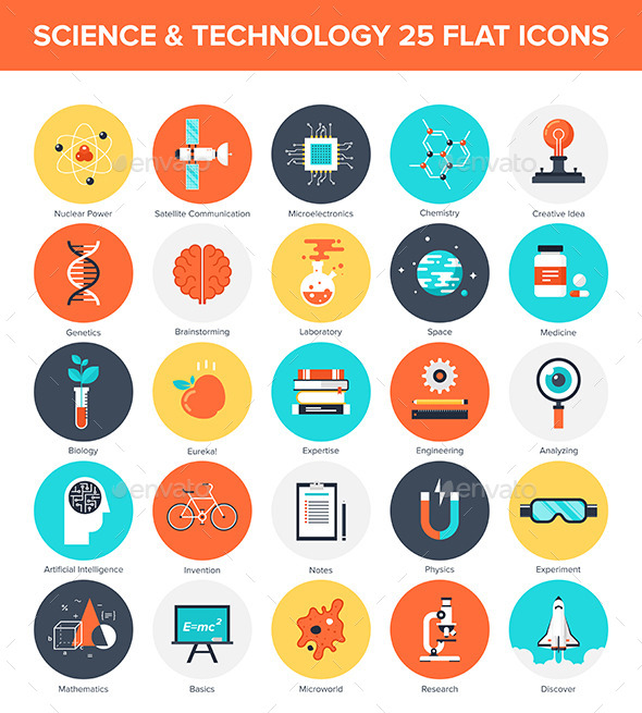 GraphicRiver Science Icons 8969666