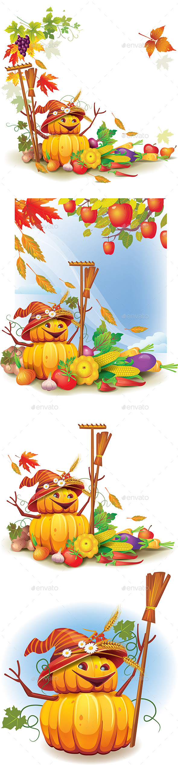 GraphicRiver Template on a Theme on the Autumn Harvest 8970720 GraphicRiver Template on a Theme on the Autumn Harvest 8970720
