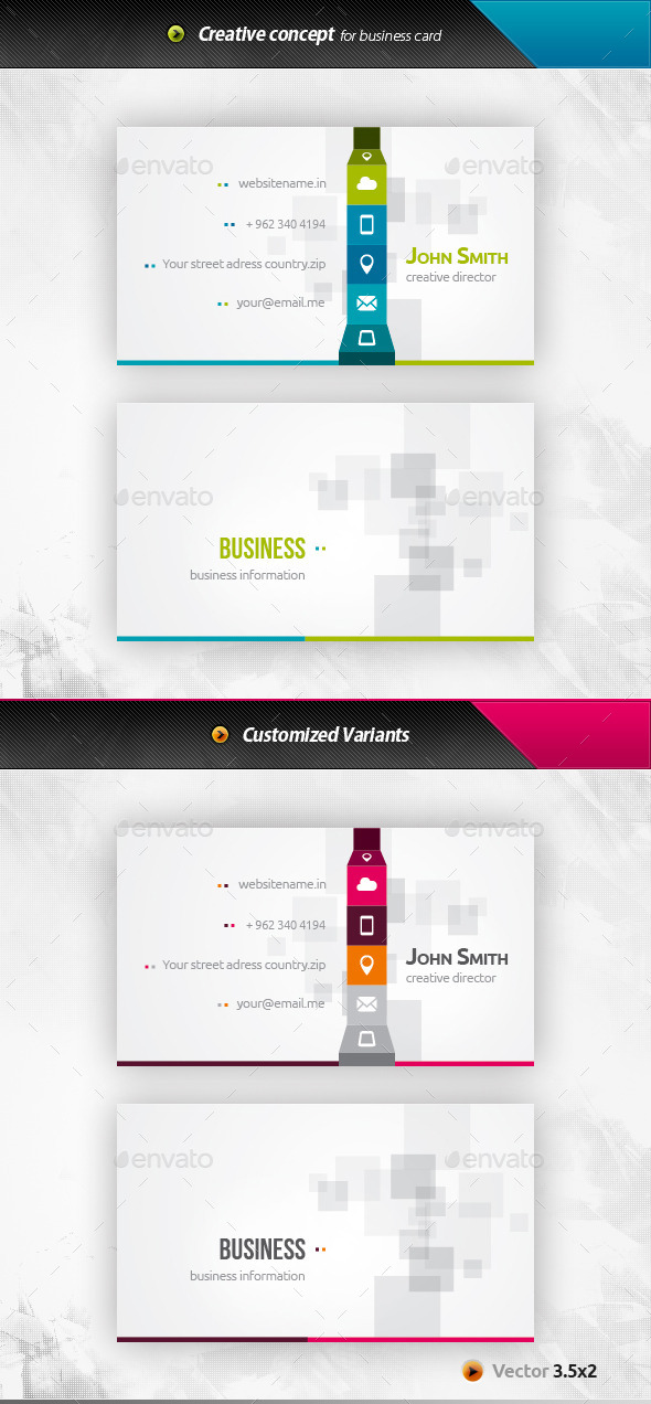 GraphicRiver Creative Business Card 8971774 GraphicRiver Creative Business Card 8971774