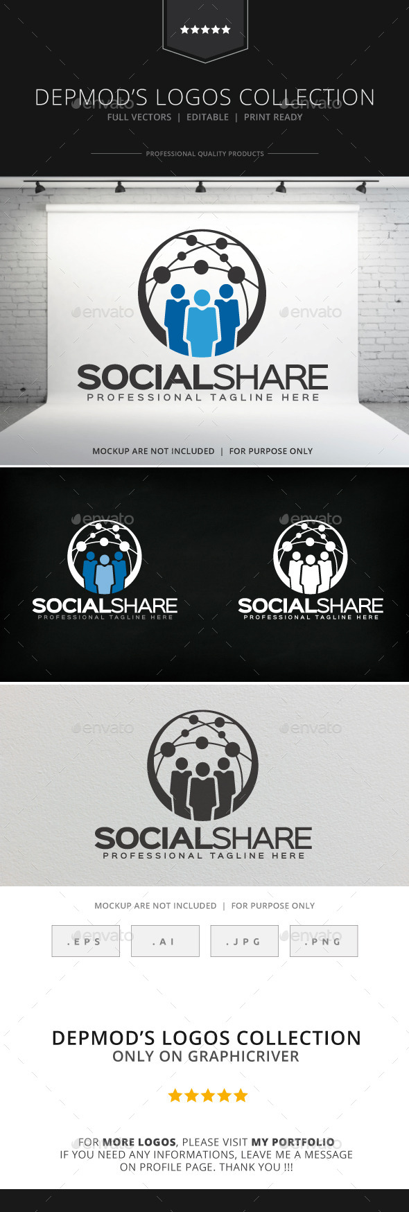 GraphicRiver Social Share Logo 8972576 GraphicRiver Social Share Logo 8972576