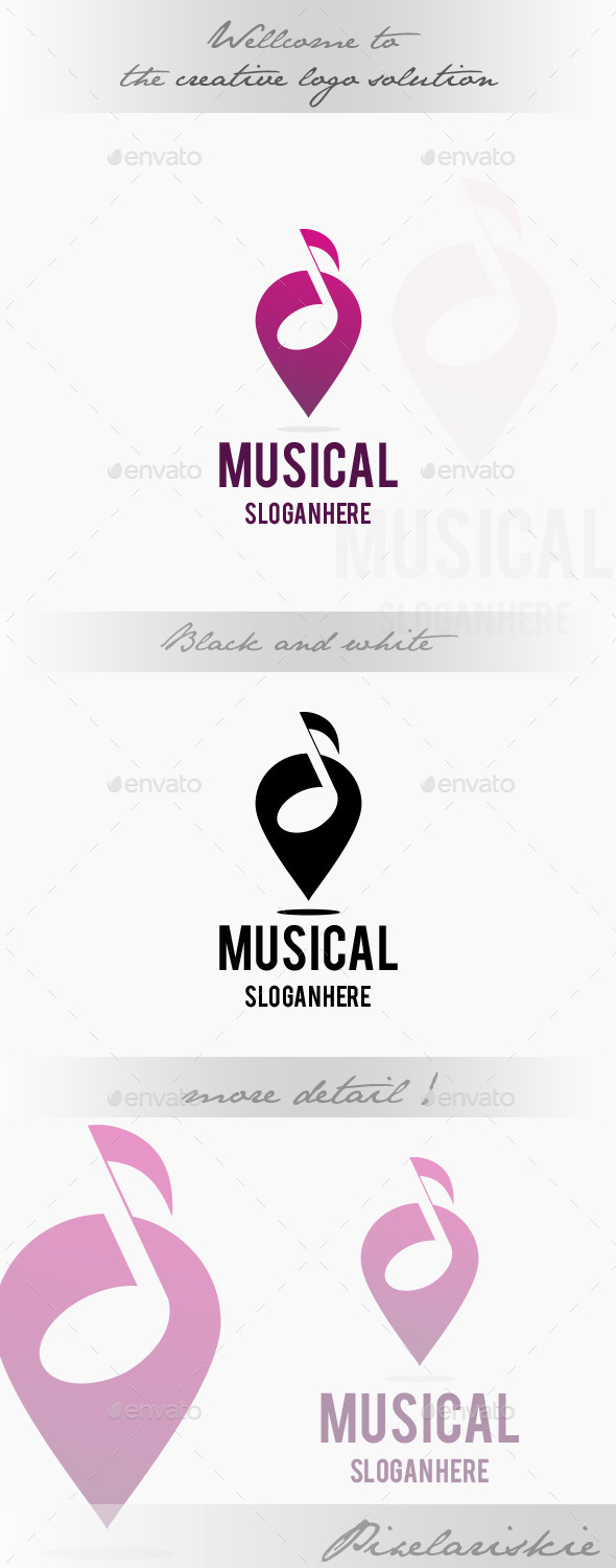 GraphicRiver Musical Point Logo 8973670 GraphicRiver Musical Point Logo 8973670